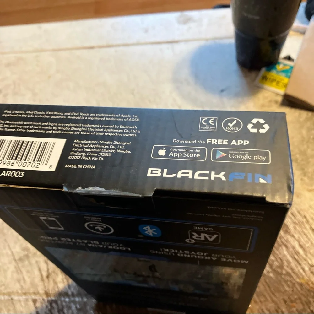 Worlds AR Augmented Reality Gaming Controller - Black and Blue